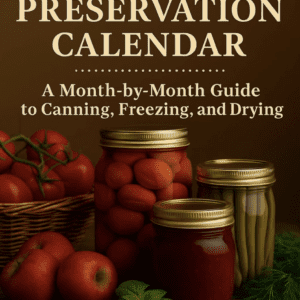 Seasonal Preservation Calendar